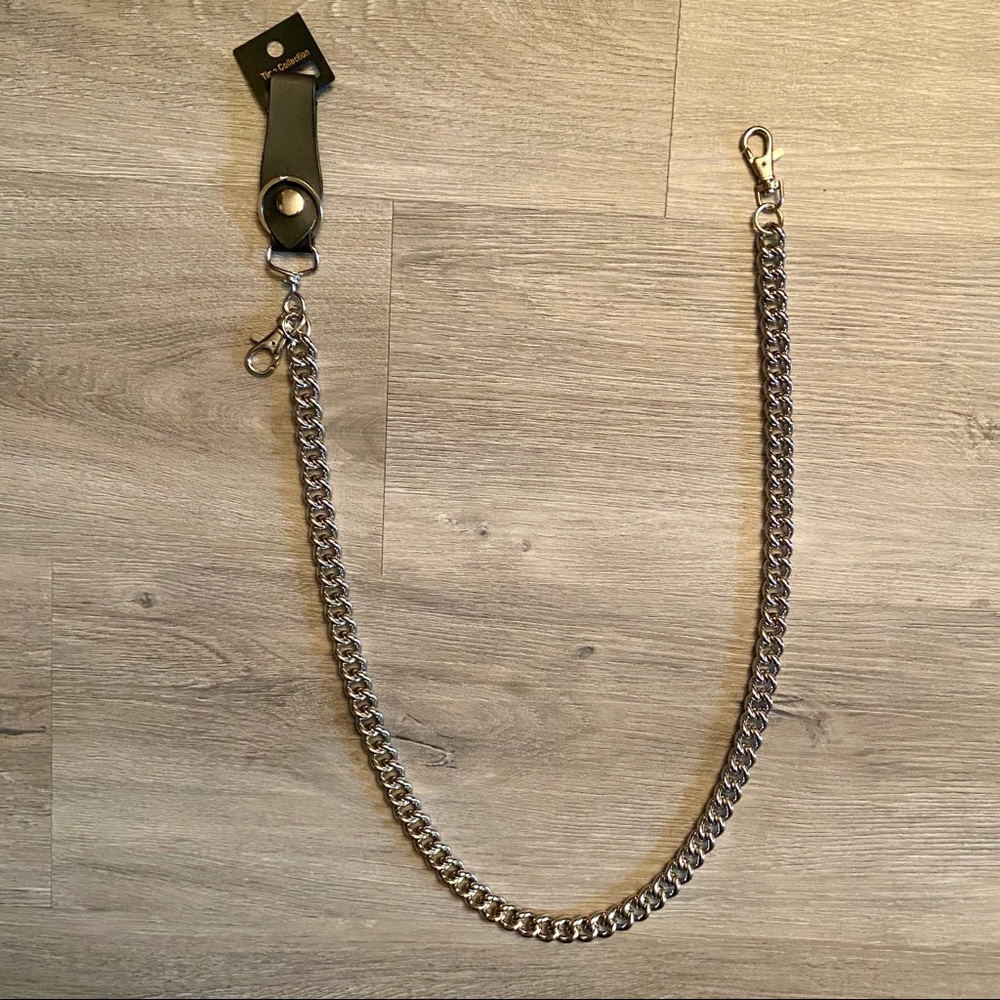 🎵 3/$20 Biker Wallet Chain Leather loop snap keys